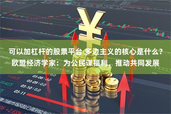 可以加杠杆的股票平台 多边主义的核心是什么？欧盟经济学家：为公民谋福利，推动共同发展